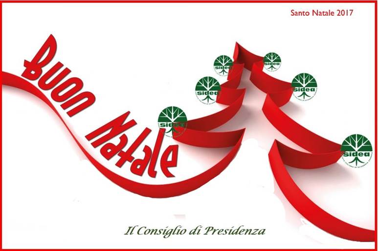 Felice Natale Immagini.Sidea Augura A Tutti I Soci Un Buon Natale Ed Un Felice 2018 Sidea